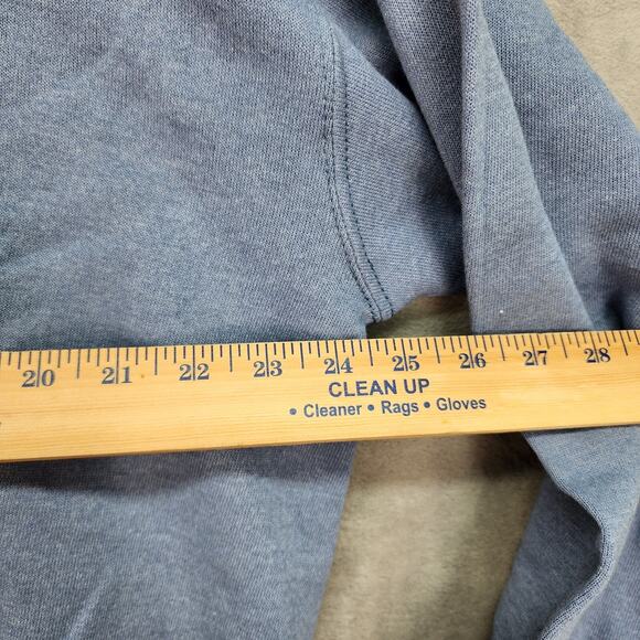 NWT VTG Lee Sweatshirt Unisex XL Blue “Let It Snow” Embroidered Winter Holiday - Picture 10 of 12